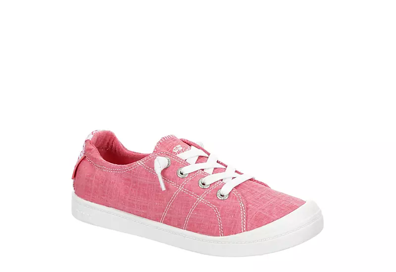 Roxy Womens Bayshore Plus Slip On Sneaker - Pink 3 Roxy Womens Bayshore Plus Slip On Sneaker - Pink