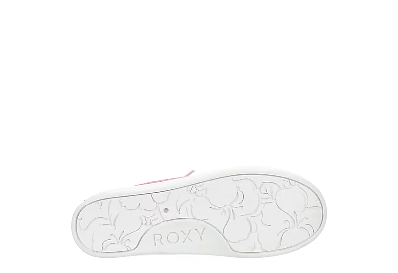 Roxy Womens Bayshore Plus Slip On Sneaker - Pink 9 Roxy Womens Bayshore Plus Slip On Sneaker - Pink - Image 7