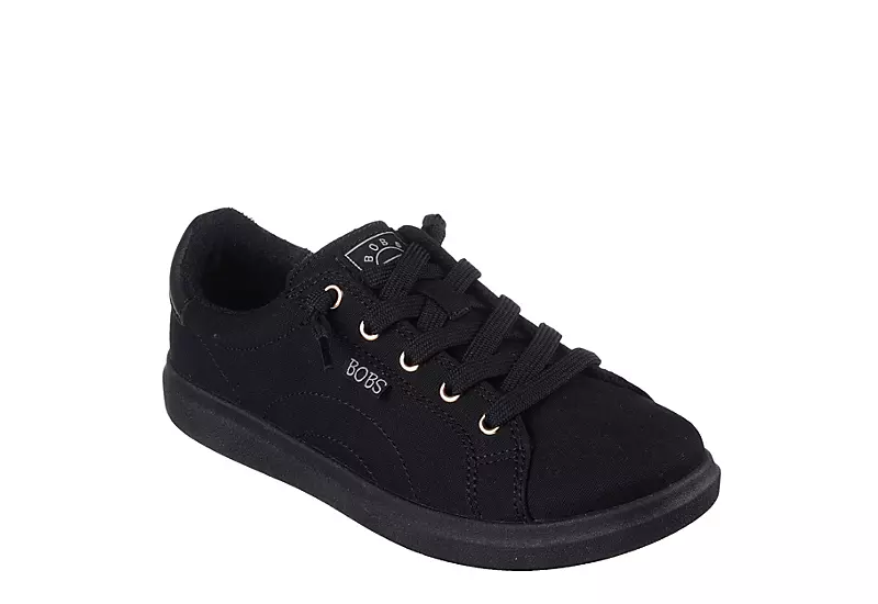 Skechers Womens D Vine Slip On Sneaker - Black 3 Skechers Womens D Vine Slip On Sneaker - Black