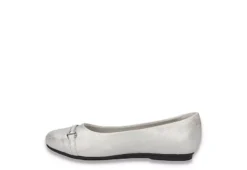 Easy Street Womens Asher Flat - Silver 12 Easy Street Womens Asher Flat - Silver -Shoe Promotion Shop US 01 108021 03