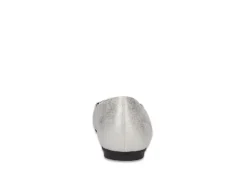 Easy Street Womens Asher Flat - Silver 13 Easy Street Womens Asher Flat - Silver -Shoe Promotion Shop US 01 108021 04