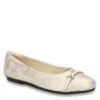Easy Street Womens Asher Flat - Gold -Shoe Promotion Shop US 01 108022 00