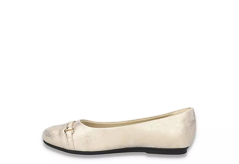 Easy Street Womens Asher Flat - Gold 6 Easy Street Womens Asher Flat - Gold - Image 4