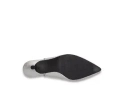 Easy Street Womens Emerin Slingback Pump - Silver -Shoe Promotion Shop US 01 108061 06