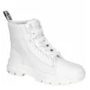 Dr. Martens Dr.martens Womens Combs Nylon Combat Boot - White -Shoe Promotion Shop US 01 122050 00