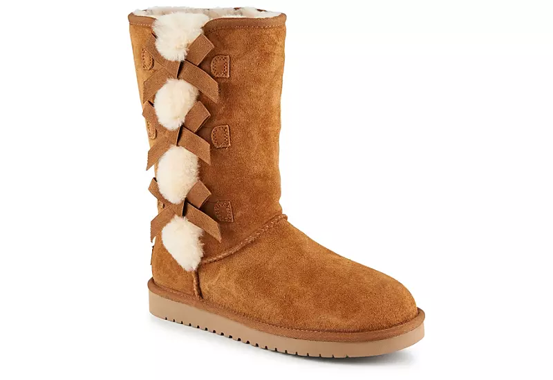 Koolaburra By Ugg Womens Victoria Tall Fur Boot - Rust 3 Koolaburra By Ugg Womens Victoria Tall Fur Boot - Rust