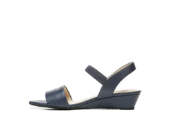 Lifestride Womens Yuma Wedge Sandal - Navy -Shoe Promotion Shop US 01 201297 03