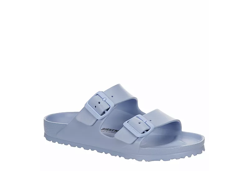 Birkenstock Womens Arizona Essentials Slide Sandal - Pale Blue 3 Birkenstock Womens Arizona Essentials Slide Sandal - Pale Blue