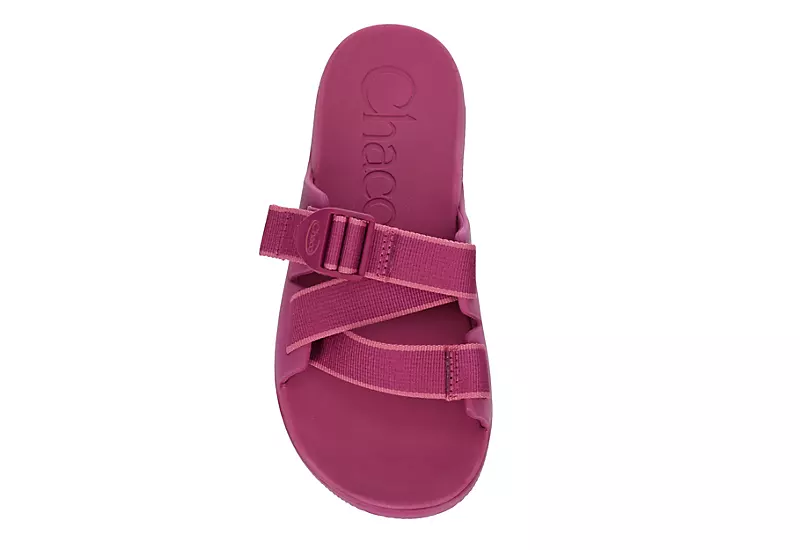 Chaco Womens Chillos Slide Sandal - Fuschia 8 Chaco Womens Chillos Slide Sandal - Fuschia - Image 6
