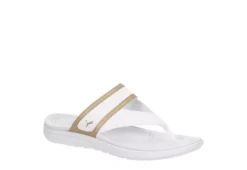 Puma Womens Softride Thong 2 Flip Flop Sandal - White