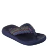 Skechers Womens Asana Flip Flop Sandal - Navy -Shoe Promotion Shop US 01 202468 00