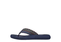 Skechers Womens Asana Flip Flop Sandal - Navy -Shoe Promotion Shop US 01 202468 02