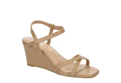 Michael By Michael Shannon Womens Lulu Wedge Sandal - Beige