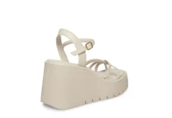 Madden Girl Womens Vaultt Wedge Sandal - Taupe -Shoe Promotion Shop US 01 202556 03