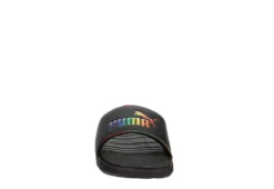 Puma Womens Cool Cat Rainbow Slide Sandal - Black 11 Puma Womens Cool Cat Rainbow Slide Sandal - Black -Shoe Promotion Shop US 01 202625 02