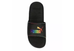 Puma Womens Cool Cat Rainbow Slide Sandal - Black 14 Puma Womens Cool Cat Rainbow Slide Sandal - Black -Shoe Promotion Shop US 01 202625 05