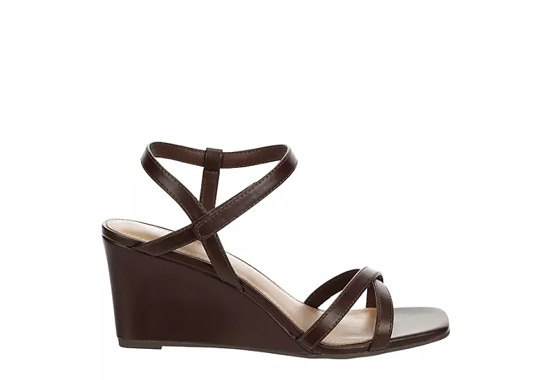 Michael By Michael Shannon Womens Lulu Wedge Sandal - Espresso 4 Michael By Michael Shannon Womens Lulu Wedge Sandal - Espresso - Image 2