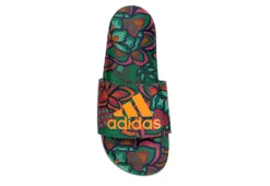 Adidas Womens Adilette Comfort Slide Sandal - Green -Shoe Promotion Shop US 01 202664 05