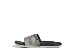 Adidas Womens Adilette Comfort Slide Sandal - Grey -Shoe Promotion Shop US 01 202669 02