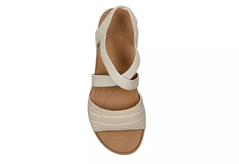 Skechers Womens Arch Fit Beach Kiss Sandal - Natural 6 Skechers Womens Arch Fit Beach Kiss Sandal - Natural - Image 4