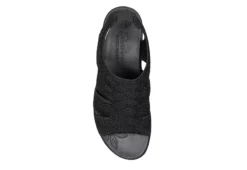 Skechers Womens Pier Lite-memory Maker Sandal - Black -Shoe Promotion Shop US 01 203055 05