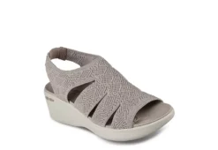 Skechers Womens Pier Lite-memory Maker Sandal - Taupe