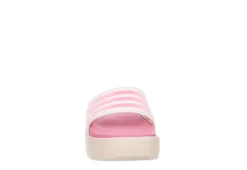 Adidas Womens Adilette Platform Slide Sandal - Pink 11 Adidas Womens Adilette Platform Slide Sandal - Pink -Shoe Promotion Shop US 01 203101 02
