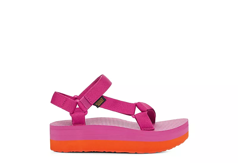 Teva Womens Flatform Universal Platform Outdoor Sandal - Fuschia 4 Teva Womens Flatform Universal Platform Outdoor Sandal - Fuschia - Image 2