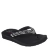 Skechers Womens Lotus Bae Flip Flop Sandal - Black