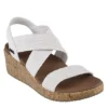 Skechers Womens Beverlee Love Stays Wedge Sandal - White 1 Skechers Womens Beverlee Love Stays Wedge Sandal - White -Shoe Promotion Shop US 01 203263 00