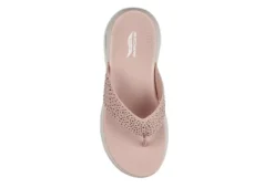 Skechers Womens Dazzle- Arch Fit Flip Flop Sandal - Pink 12 Skechers Womens Dazzle- Arch Fit Flip Flop Sandal - Pink -Shoe Promotion Shop US 01 203276 03