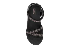 Skechers Womens Affinity Sandal - Black -Shoe Promotion Shop US 01 203279 05