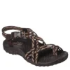 Skechers Womens Reggae Irie Mon Trail Grazer Outdoor Sandal - Chocolate -Shoe Promotion Shop US 01 203282 00