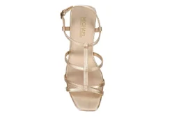 Michael By Michael Shannon Womens Natalia Wedge Sandal - Gold -Shoe Promotion Shop US 01 203300 05