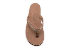 Rainbow Sandals Womens Crystal Collection Flip Flop Sandal - Brown -Shoe Promotion Shop US 01 203323 05