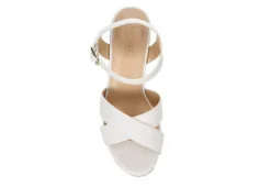 Michael By Michael Shannon Womens Luna Wedge Sandal - White 14 Michael By Michael Shannon Womens Luna Wedge Sandal - White -Shoe Promotion Shop US 01 203329 05