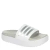 Adidas Womens Adilette Platform Slide Sandal - White -Shoe Promotion Shop US 01 203333 00