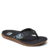 Reef Womens Santa Ana Flip Flop Sandal - Black -Shoe Promotion Shop US 01 203343 00