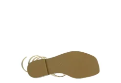 Dv By Dolce Vita Womens Maralin Flat Sandal - Gold -Shoe Promotion Shop US 01 203350 06