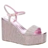 Madden Girl Womens Theo-r Wedge Sandal - Pink -Shoe Promotion Shop US 01 203387 00