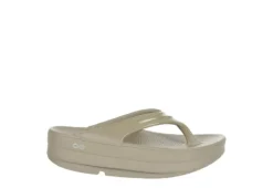 Oofos Womens Oomega Flip Flop Sandal - Khaki -Shoe Promotion Shop US 01 203392 01