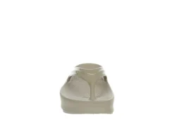 Oofos Womens Oomega Flip Flop Sandal - Khaki -Shoe Promotion Shop US 01 203392 02