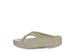 Oofos Womens Oomega Flip Flop Sandal - Khaki -Shoe Promotion Shop US 01 203392 03