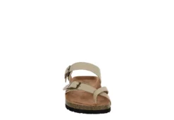 White Mountain Womens Gracie Footbed Sandal - Tan -Shoe Promotion Shop US 01 203417 02