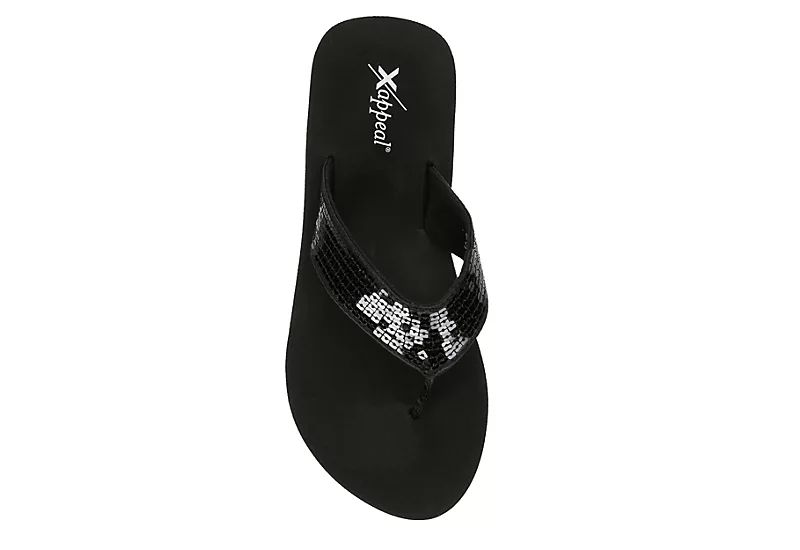 Xappeal Womens Samantha Flip Flop Sandal - Black 8 Xappeal Womens Samantha Flip Flop Sandal - Black - Image 6
