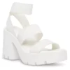 Madden Girl Womens Templee Platform Sandal - White -Shoe Promotion Shop US 01 203464 00