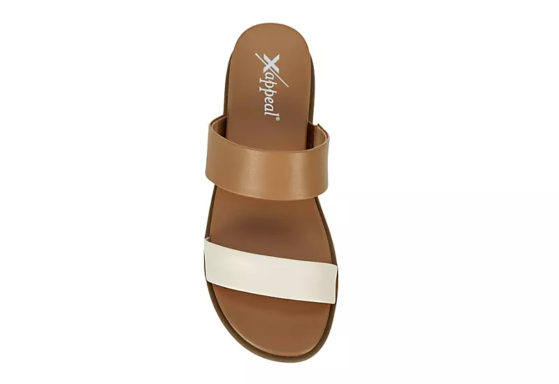 Xappeal Womens Edith Slide Sandal - Tan 8 Xappeal Womens Edith Slide Sandal - Tan - Image 6