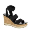 Madden Girl Womens Marandaa Wedge Sandal - Black -Shoe Promotion Shop US 01 203537 00