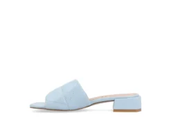 Journee Collection Womens Elidia Slip On Sandal - Blue -Shoe Promotion Shop US 01 203583 03