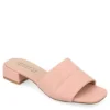 Journee Collection Womens Elidia Slip On Sandal - Blush -Shoe Promotion Shop US 01 203586 00